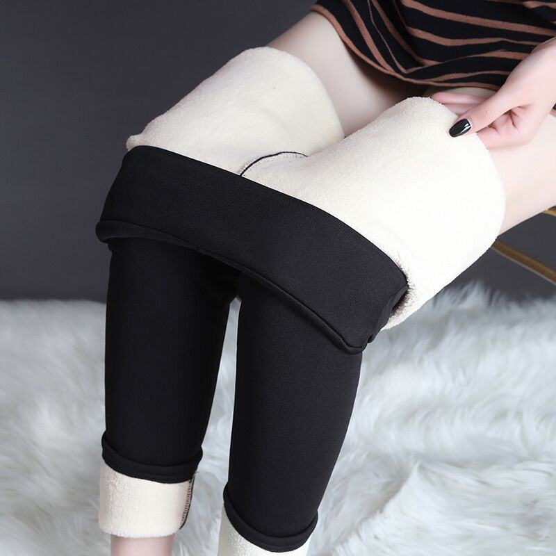 Warme Lammkaschmir Leggings für den Winter