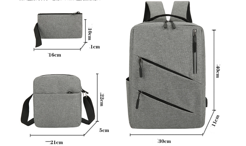 3-teiliger Rucksack, wasserdicht, 20-35L – Bild 7 | LuxeStyle
