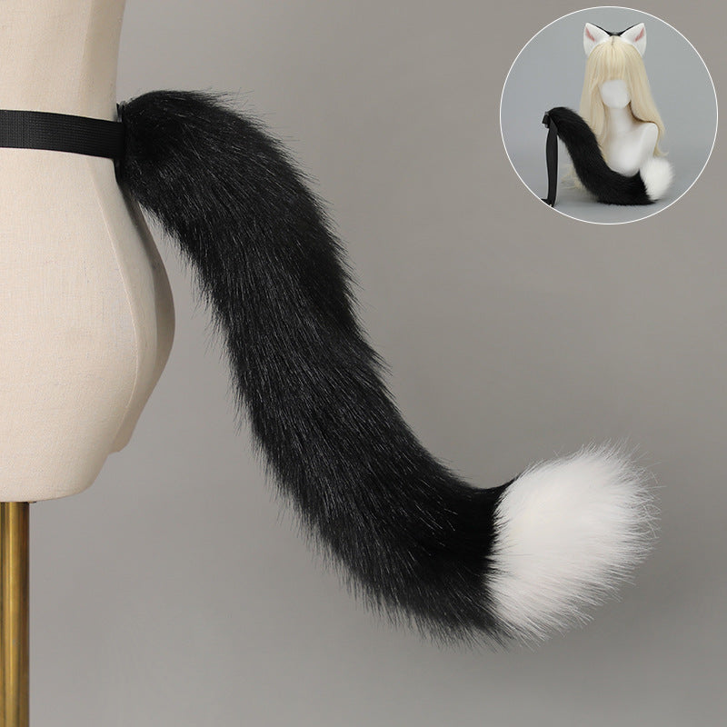 DIY Katzenohren-Haarreif und Katzenschwanz-Set