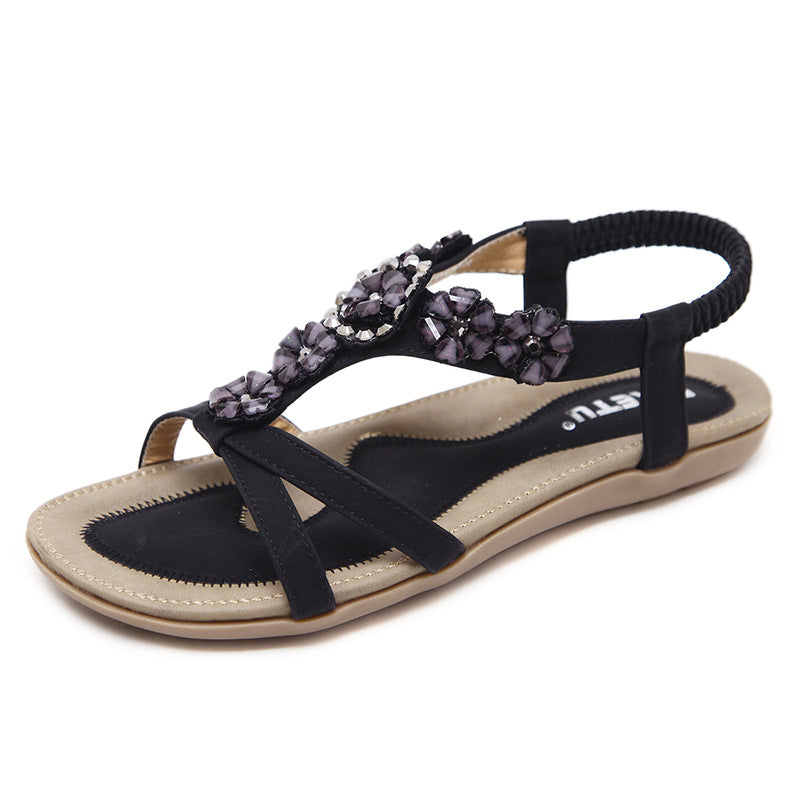 Boho-Florale Strass-Sandalen Plus Size – Bild 8 | LuxeStyle