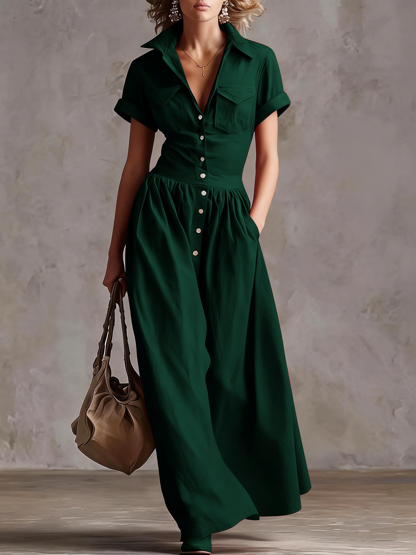 Sommerkleid «Savanna» – Western-Style Midi