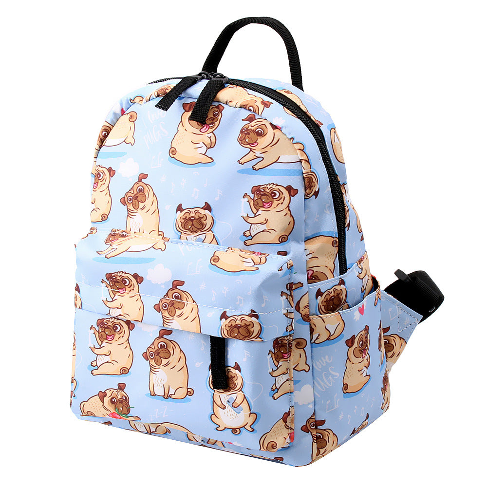 Mini-Rucksack mit verspieltem Welpen-Print – Bild 5 | LuxeStyle
