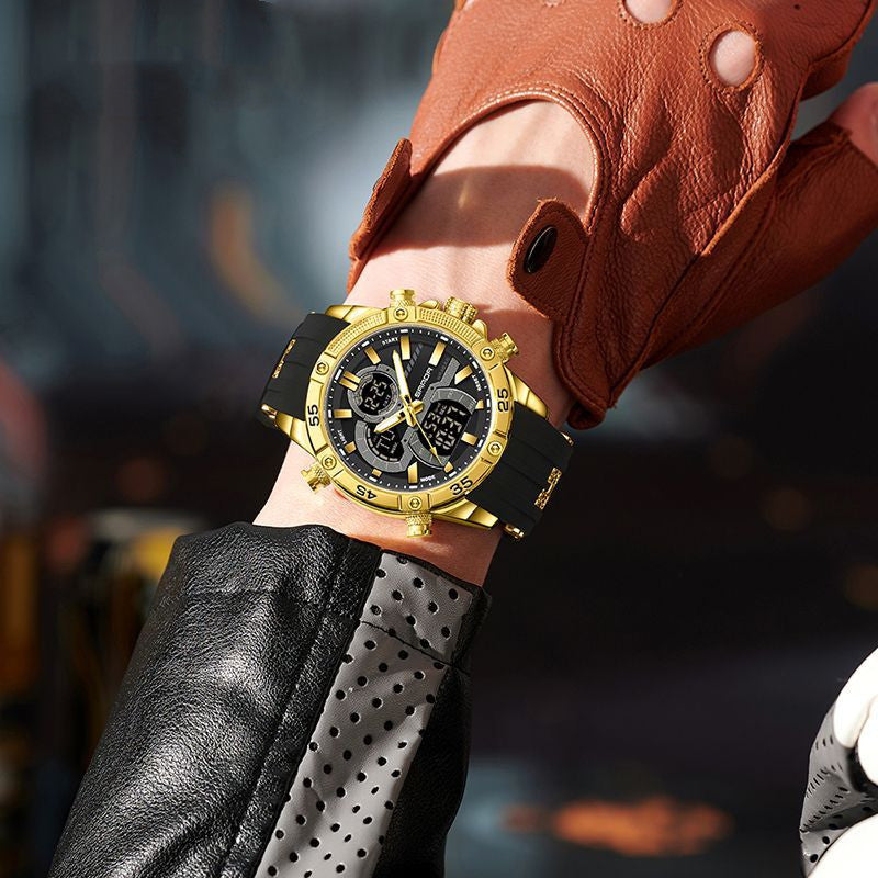 Multifunktionale Herren-Armbanduhr