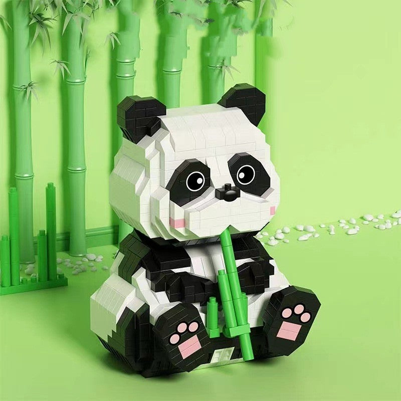 DIY Klemmbausteine Panda Bausatz | LuxeStyle