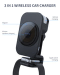 S6 Magnetisches 3-in-1 Auto-Wireless-Ladegerät