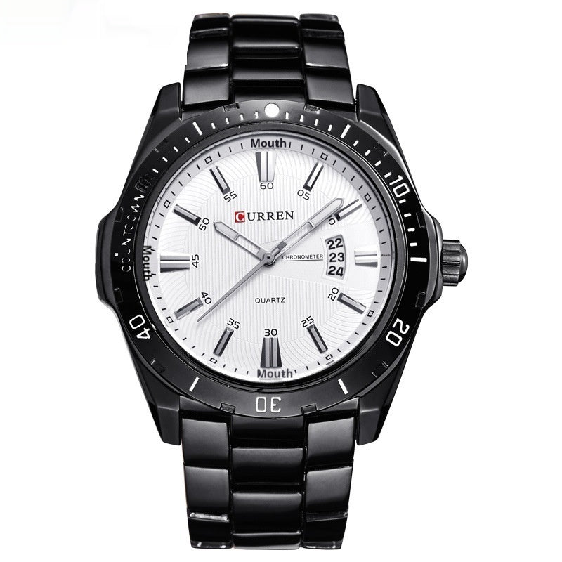 Wasserdichte Herren-Kalenderuhr im Fashion-Stil
