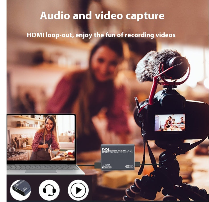 4K Gaming Set-Top Box Audio-Recorder