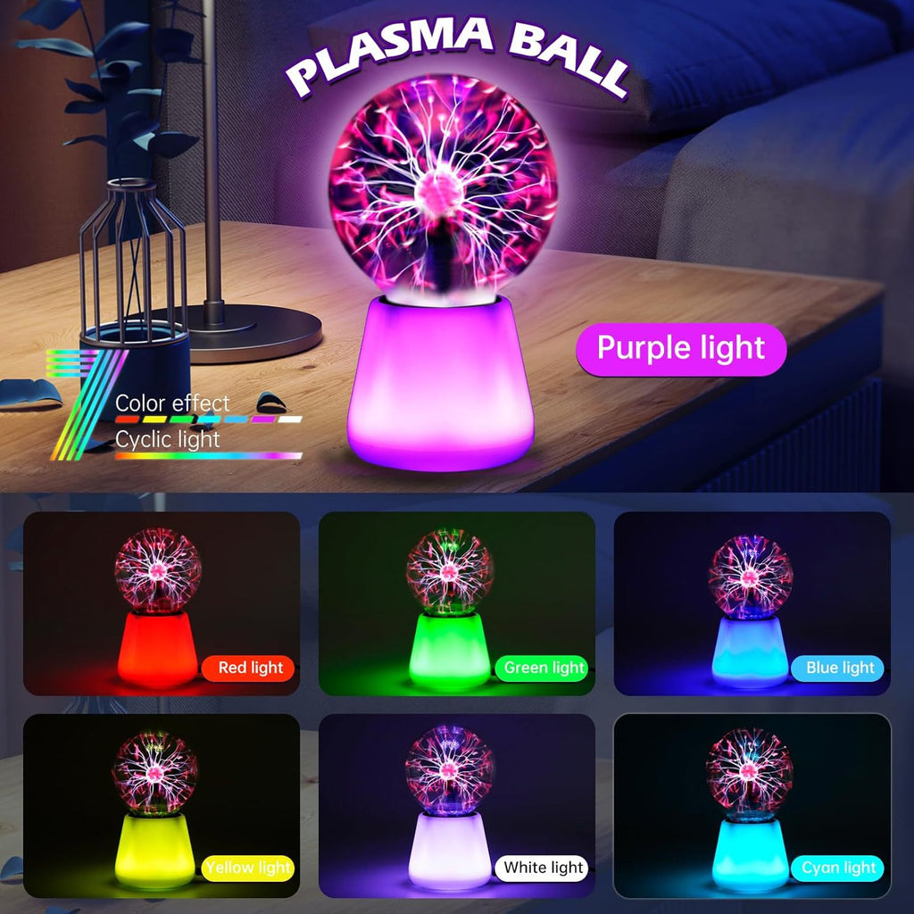USB-Plasma-Ball mit Farbwechsel | LuxeStyle