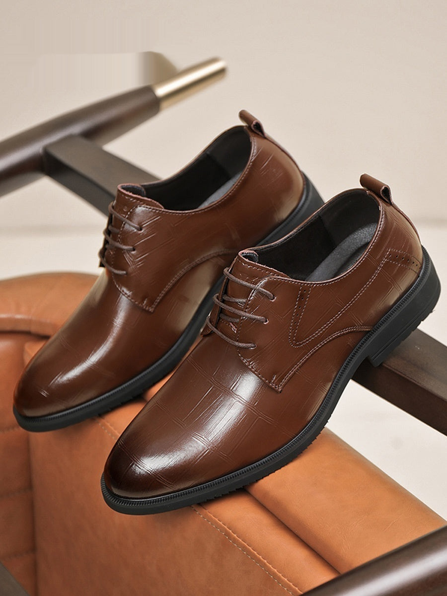 Business-Schnürschuhe aus Kunstleder – Bild 5 | LuxeStyle