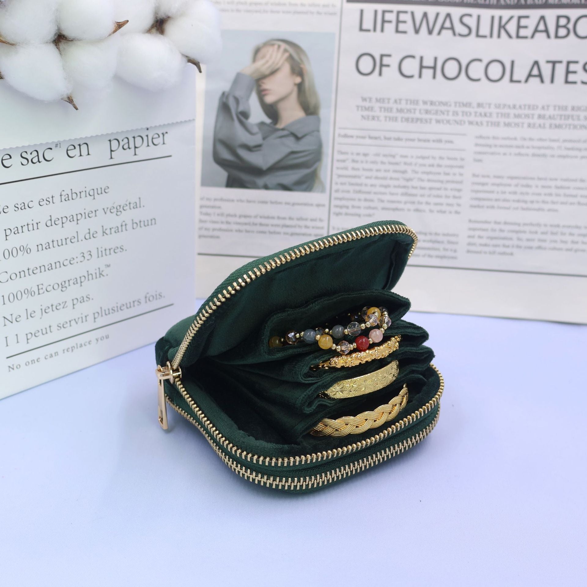 Samt-Armband-Aufbewahrungsbeutel