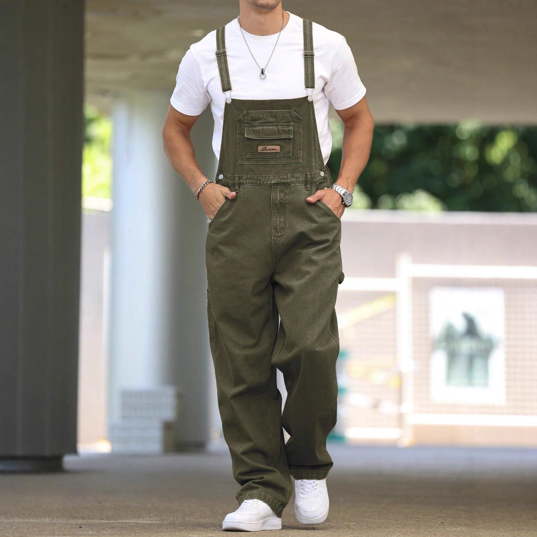 Herren-Overall mit Hosenträgern