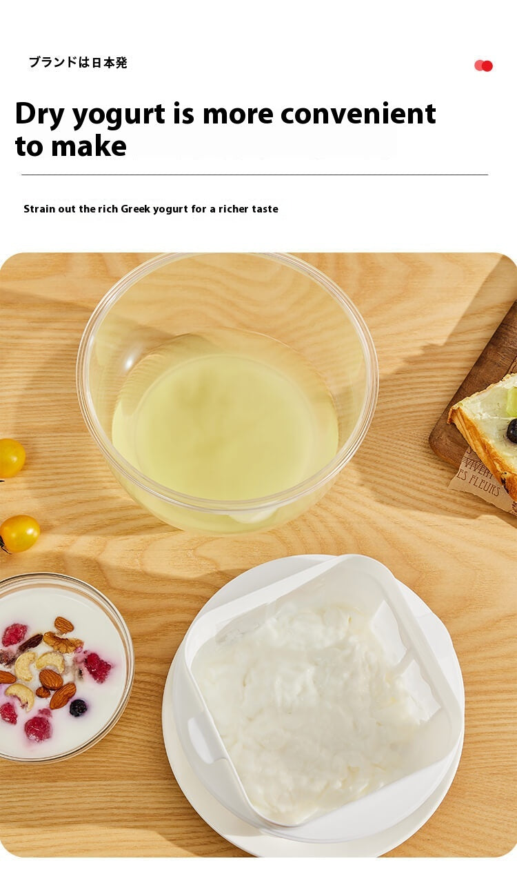 Joghurt-Molke-Filter aus Kunststoff