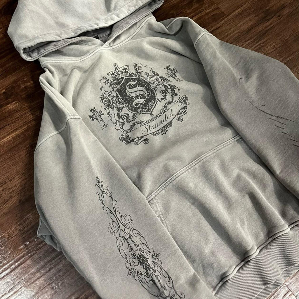 Hoodie mit Print und langen Ärmeln – Ansicht 7