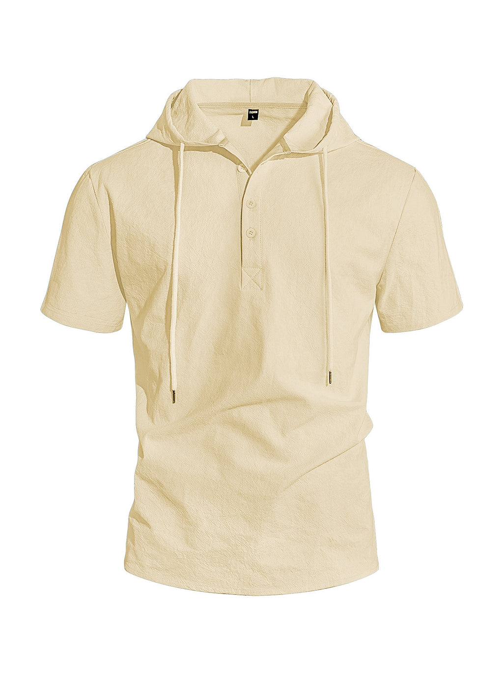 Herren Leinen Kurzarm-Shirt