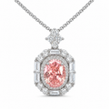 Eleganter Halo-Anhänger mit ovalem Zirkonia – Bild 2 | LuxeStyle