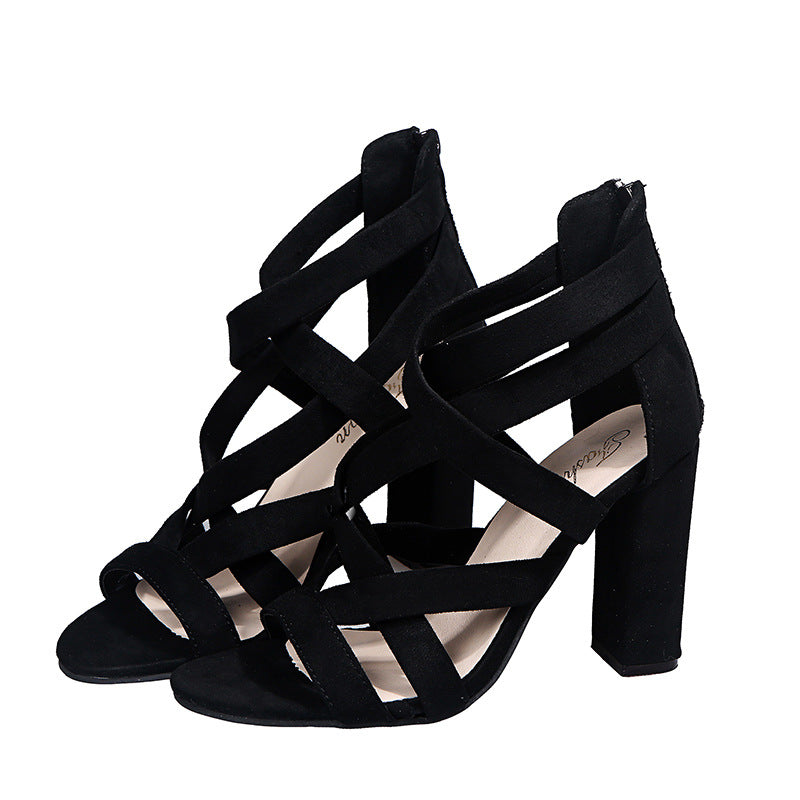 Sandalen mit hohem Blockabsatz – Bild 16 | LuxeStyle