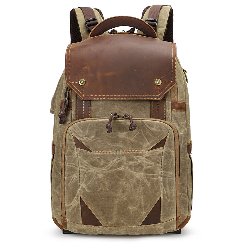 Wasserdichter Canvas-Rucksack für Laptop & Kamera – Bild 2 | LuxeStyle