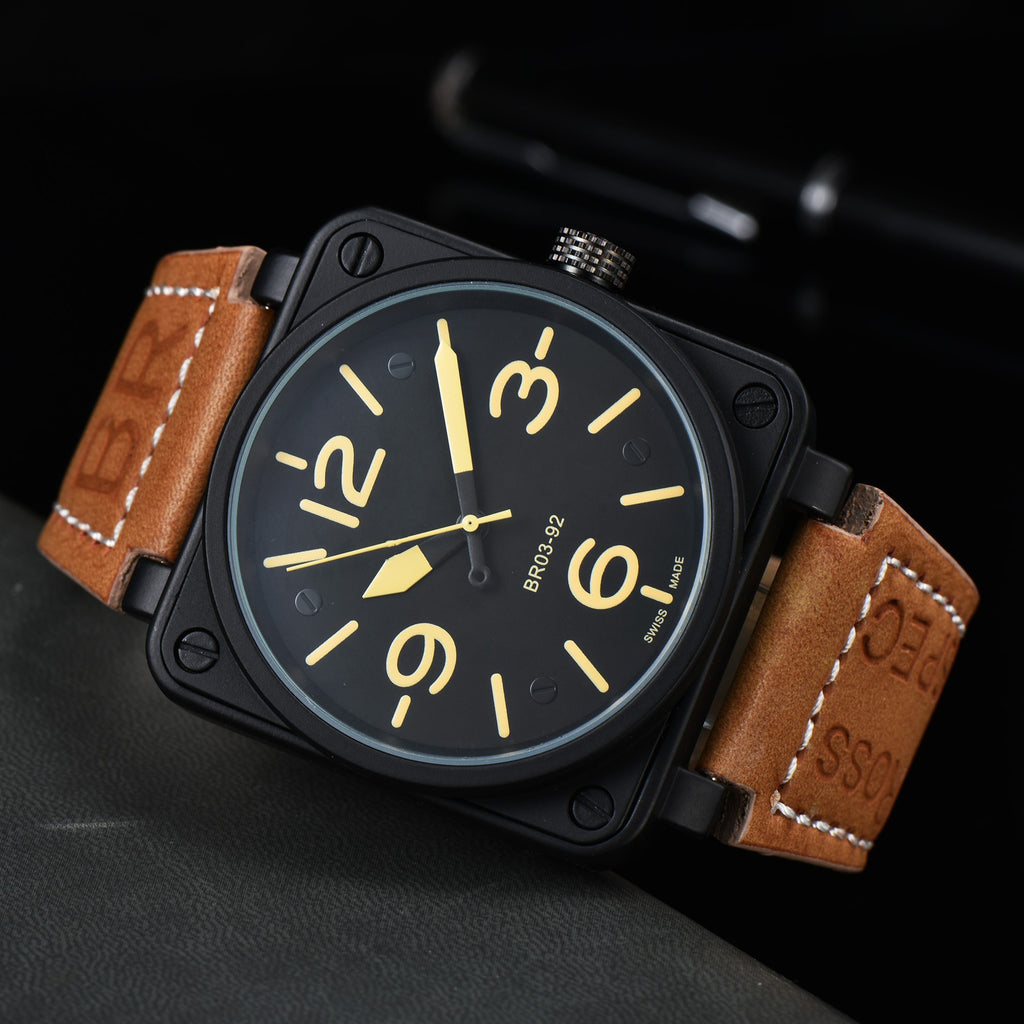 Männliche Automatik-Uhr mit quadratischem Zifferblatt – Bild 3 | LuxeStyle