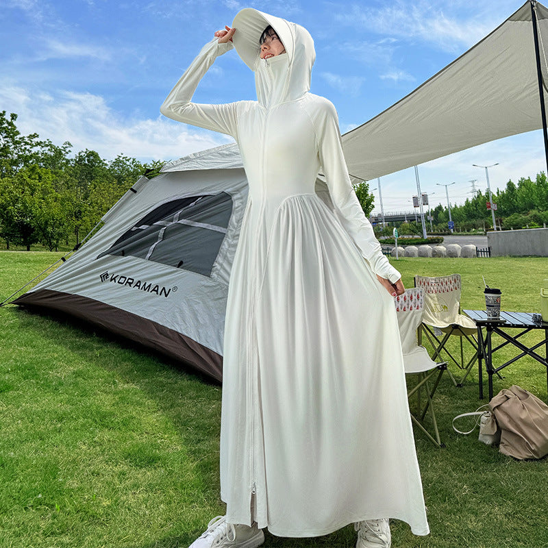 UV-Schutz Sommerkleid mit Taillenbetonung