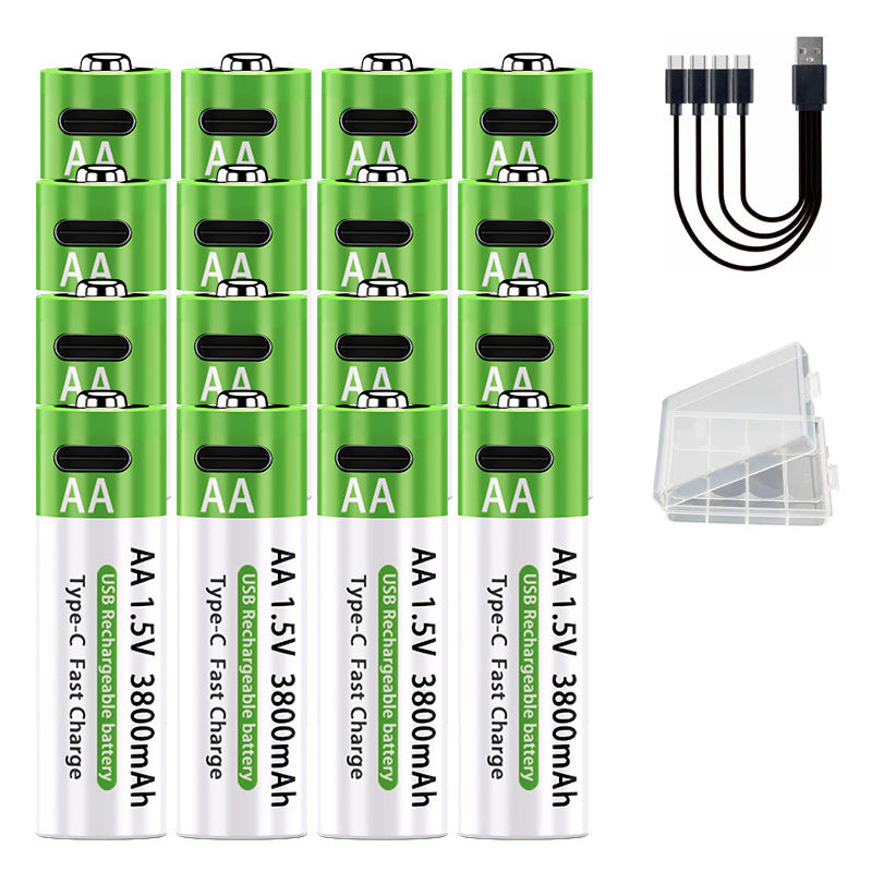 AA Lithium-Akku, 1.5V, USB-C, 3800mWh