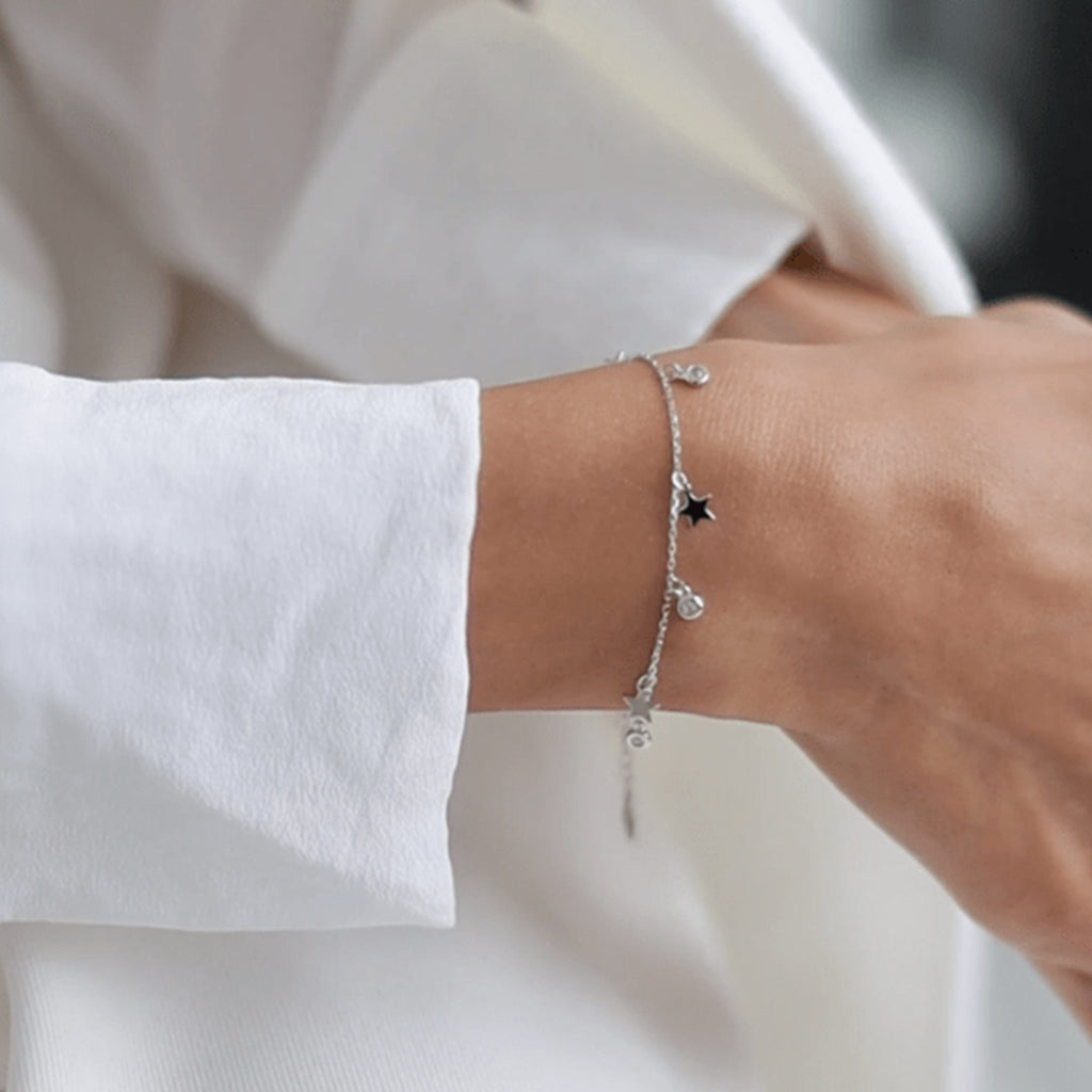 Armband mit Stern-Anhänger aus 925er Silber | LuxeStyle