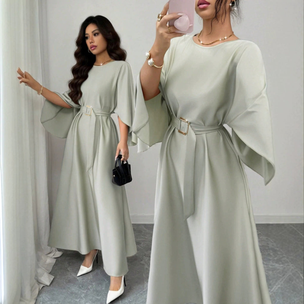 Elegantes Strickkleid mit Schnürung | LuxeStyle