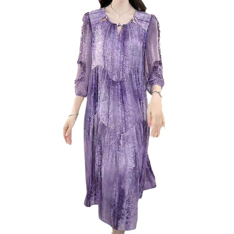 Jugendliches A-Linien Mesh-Kleid