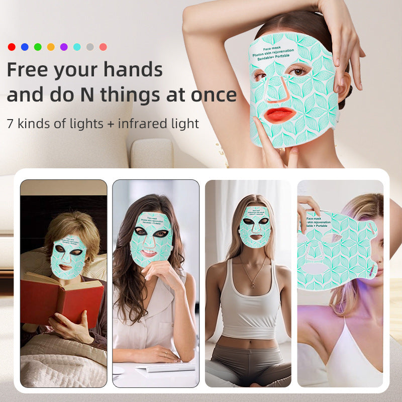 LED Silikonmaske zur Hautverjüngung
