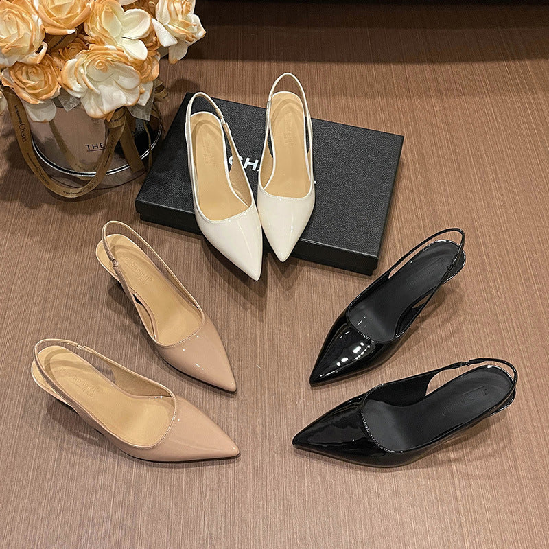 Elegante Stilettos aus Lackleder