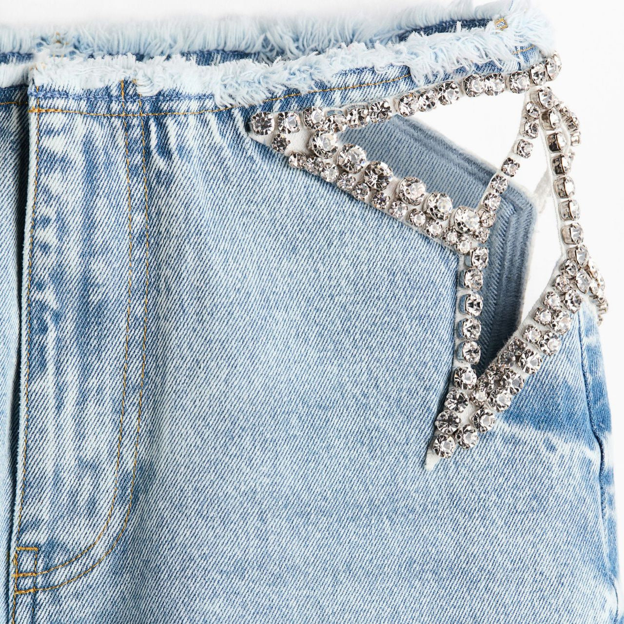 Low-Waist Straight-Leg Jeans mit Waschung – Ansicht 4