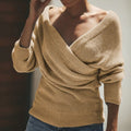 Off-Shoulder Pullover aus Kaschmir-Baumwolle – Bild 2 | LuxeStyle