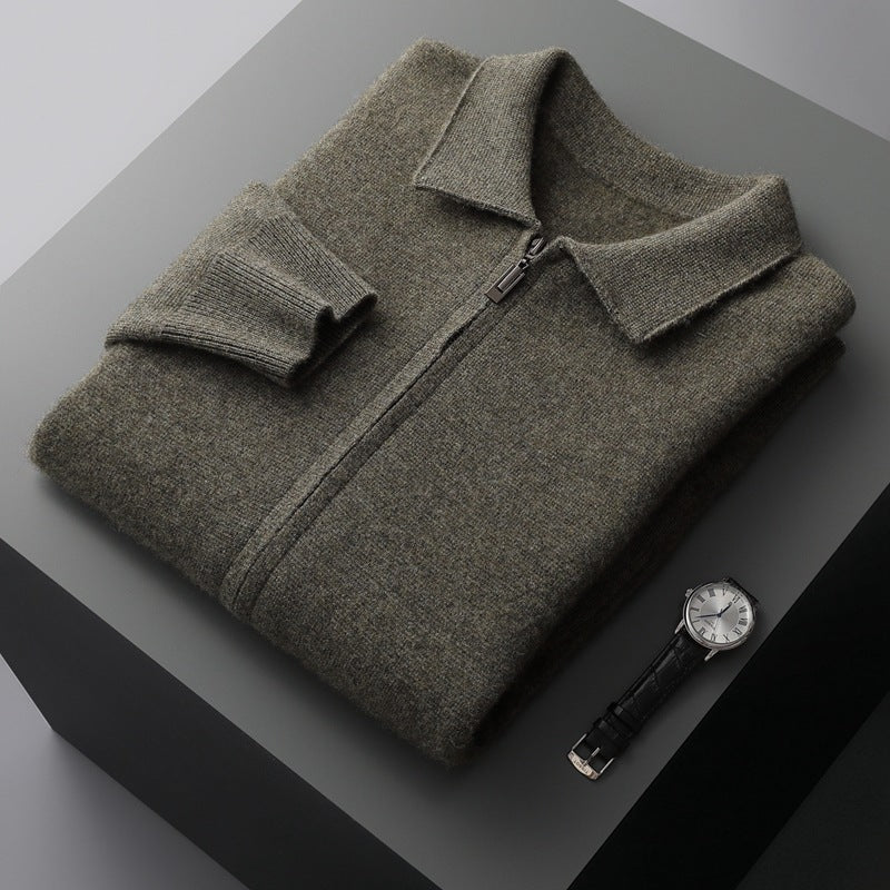Herren Pullover aus reiner Schurwolle