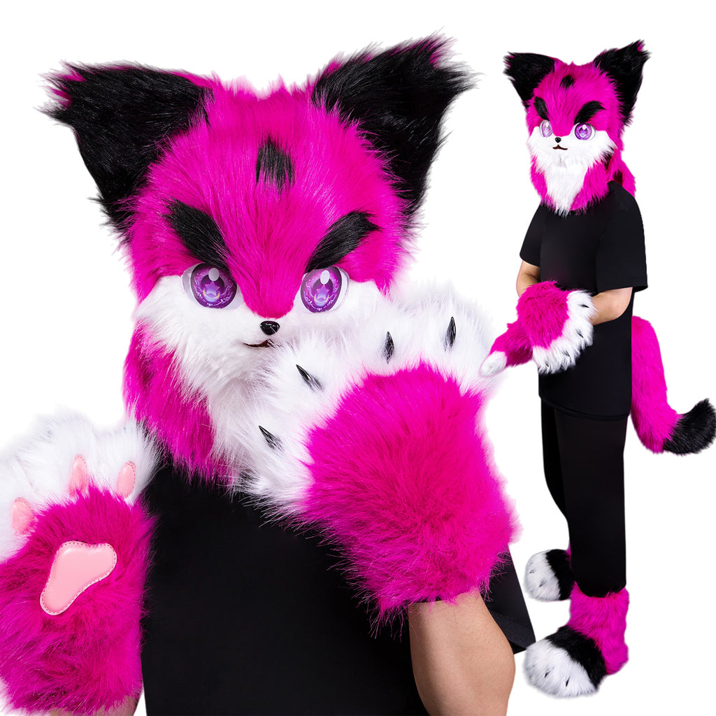 Fursuit-Kopf aus Kunstfell