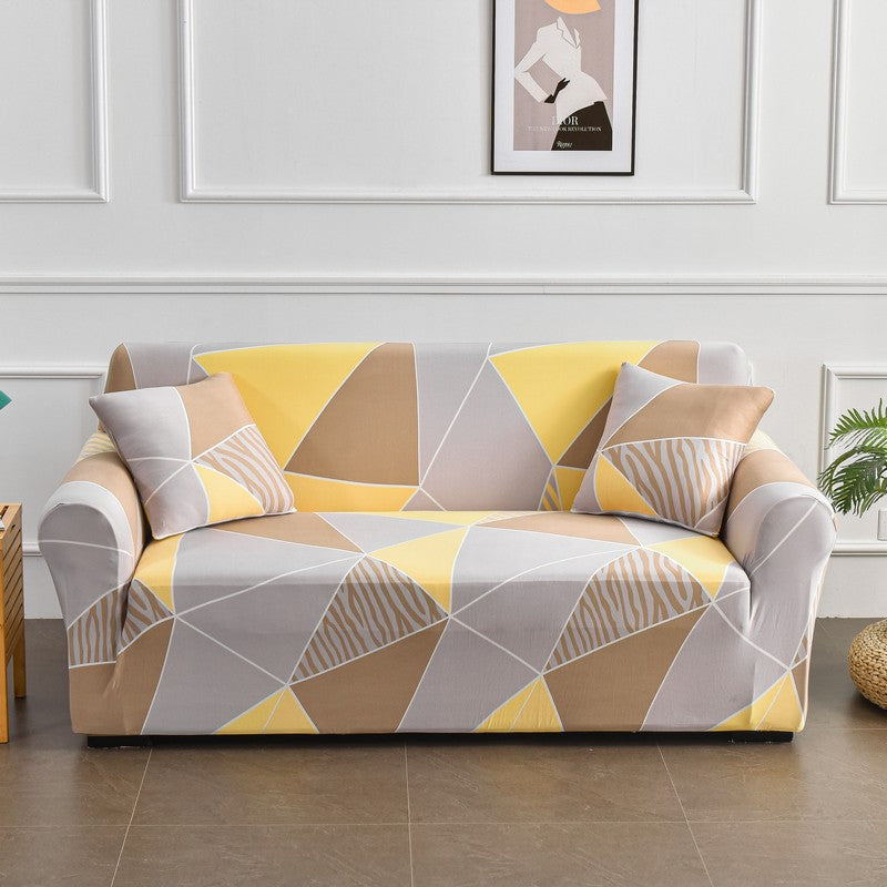 Sofaabdeckung mit Pflanzenmuster – Stretch – Bild 2 | LuxeStyle