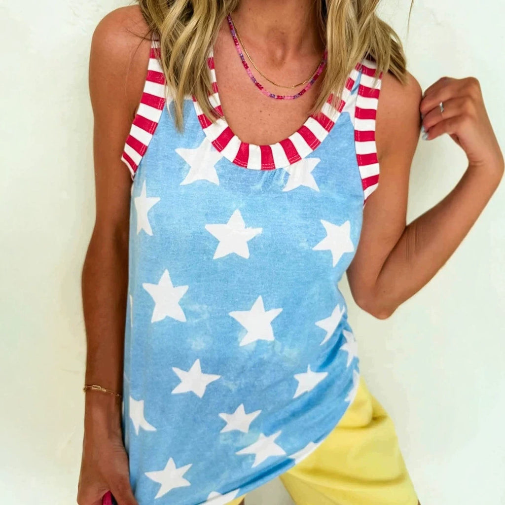 Sternenprint Tanktop für Damen