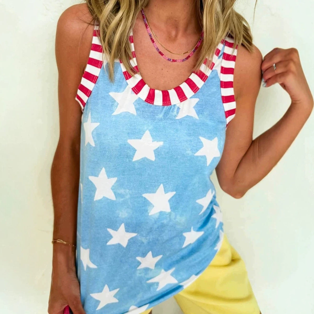 Sternenprint Tanktop für Damen