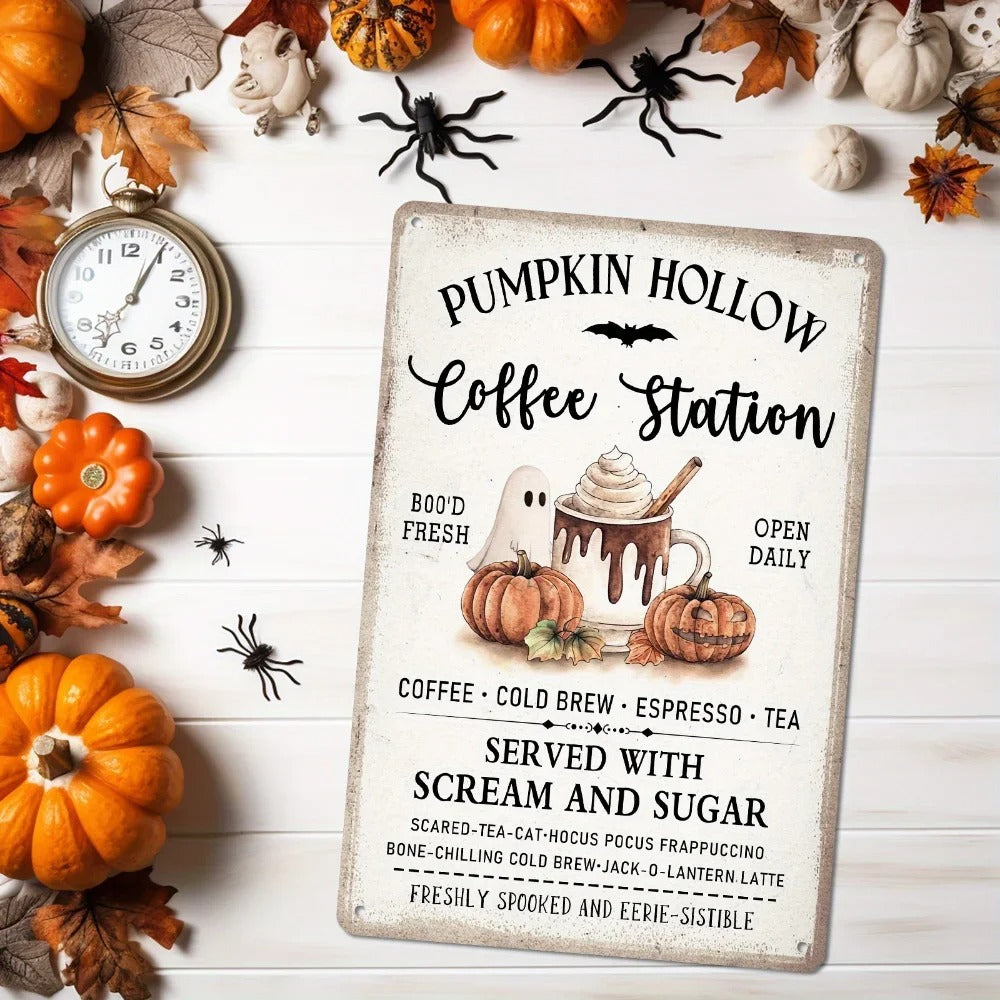 Halloween-Blechschild «Dessert Guide», 20 × 30 cm – Bild 3 | LuxeStyle
