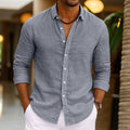 Herren-Langarmshirt Bambus-Viskose vegan