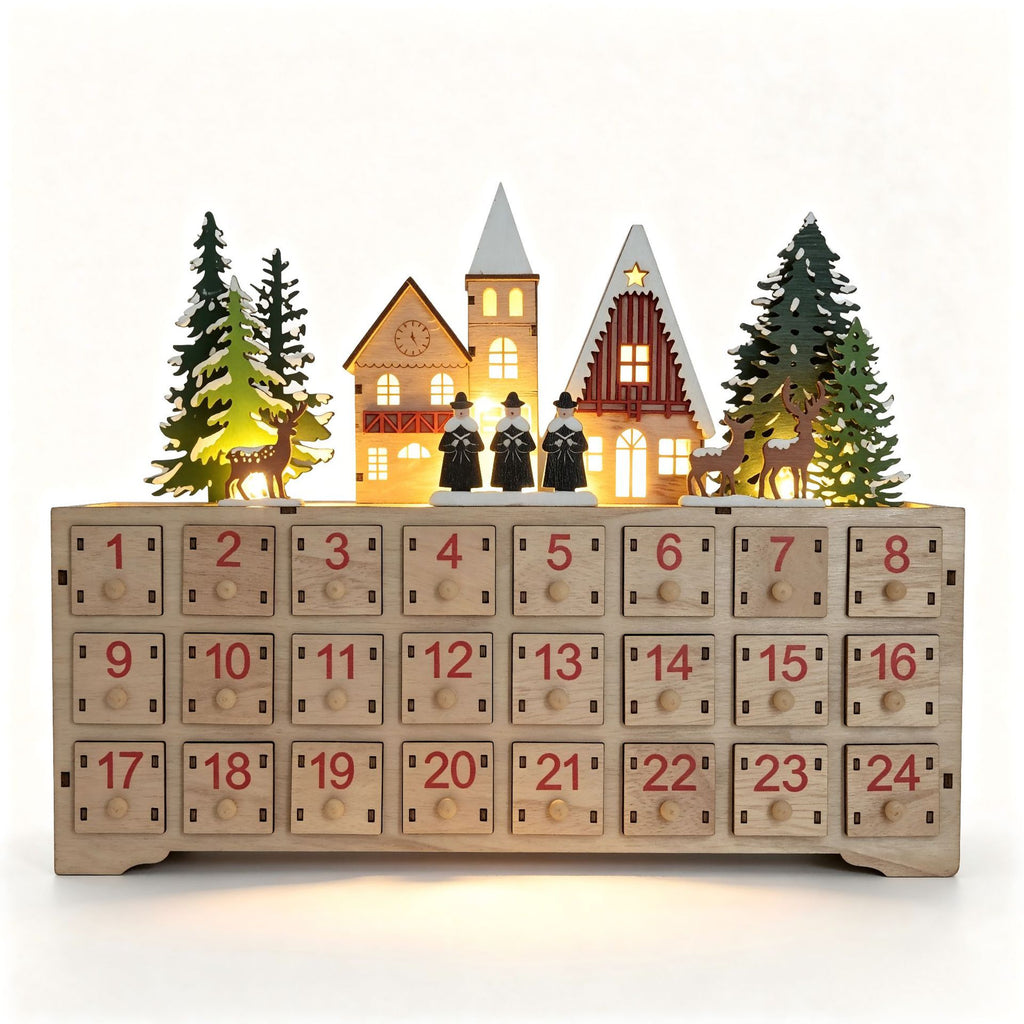 Weihnachtskalender aus MDF – 24-Tages-Slot | LuxeStyle