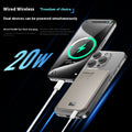 Magnetische Wireless Powerbank mit Digitalanzeige