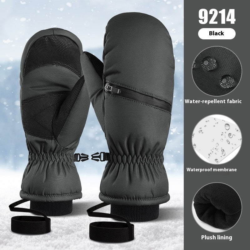 Warme Touchscreen-Handschuhe aus Rindsleder