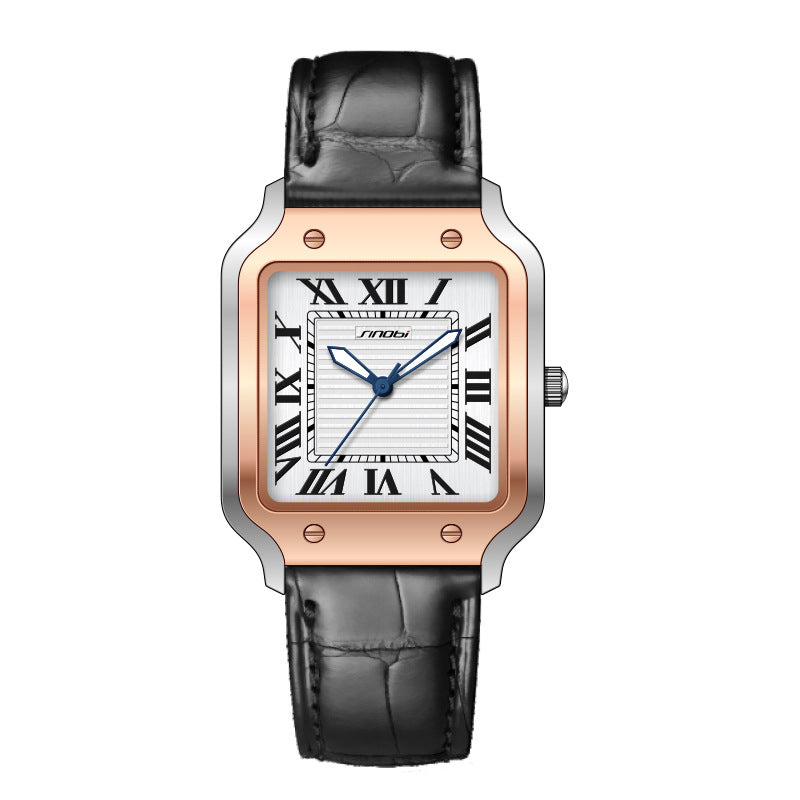 Klassische Herrenuhr mit Leuchtanzeige – Bild 1 | LuxeStyle