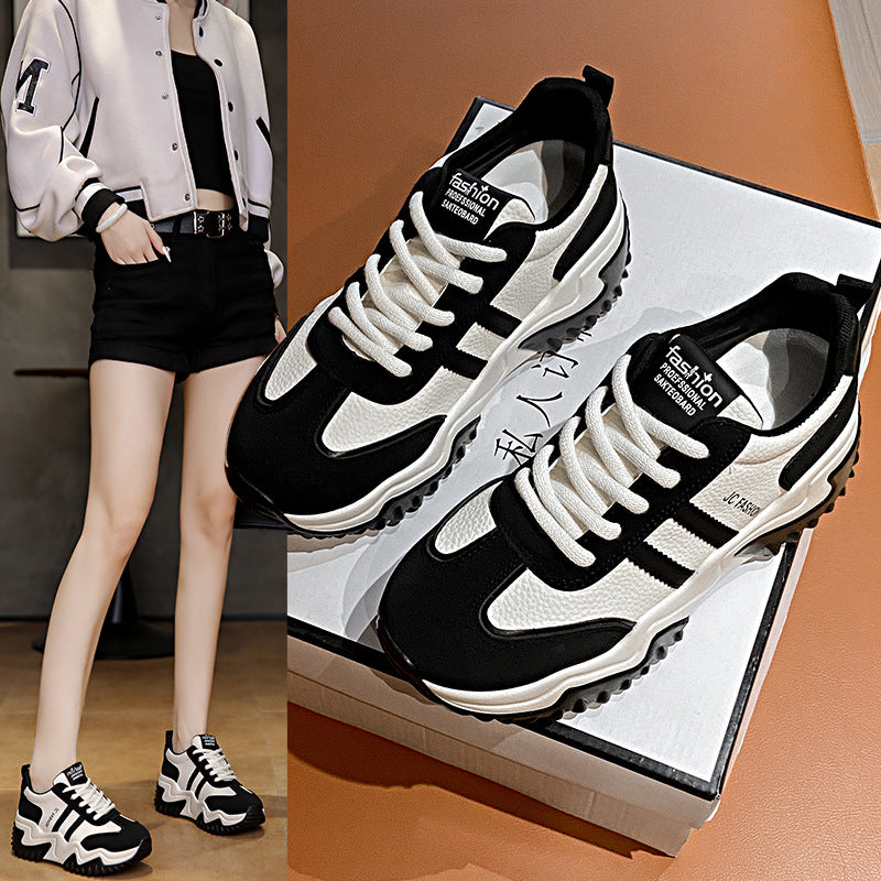 Stylische Casual Plateau-Sneaker