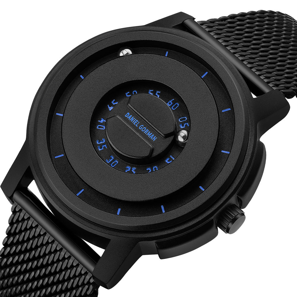 Sportliche Herrenuhr mit Magnetschwebe-Kugel – Ansicht 8