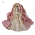 Farbverlauf Satin Crinkle Schal