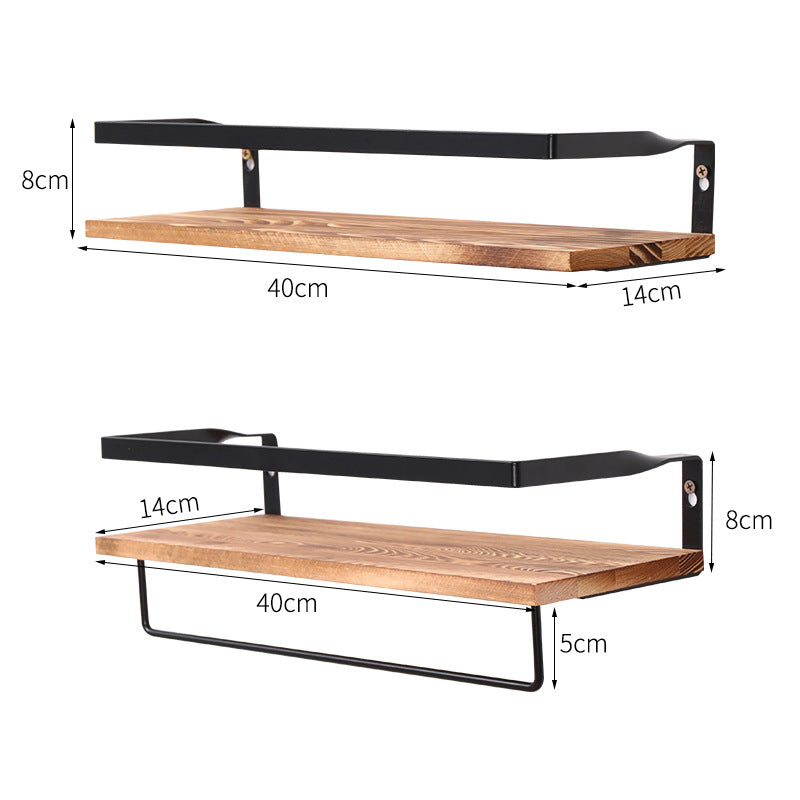 Wandregal-Set aus Holz, 2-teilig – Bild 4 | LuxeStyle