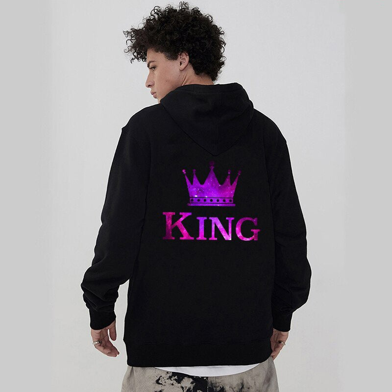 KING QUEEN Couple Hoodie – Ansicht 4