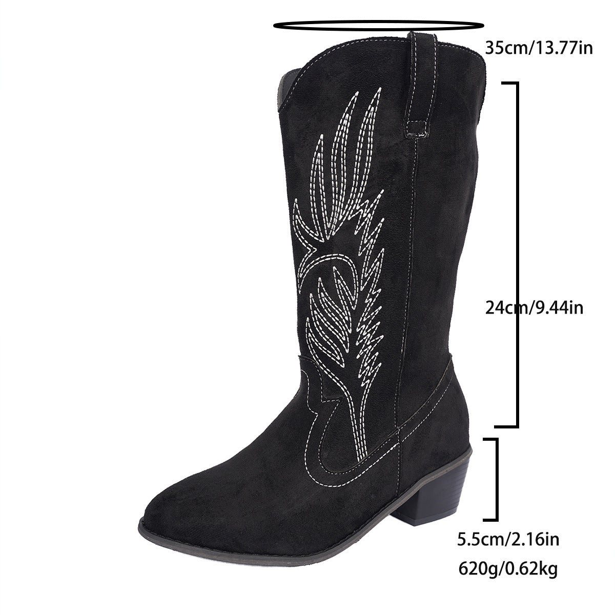 Suede-Stiefel für Herbst und Winter