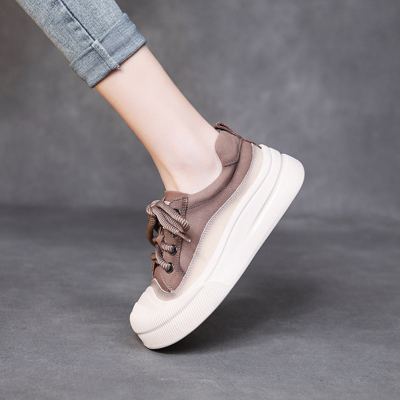Lässige Cowhide-Schuhe
