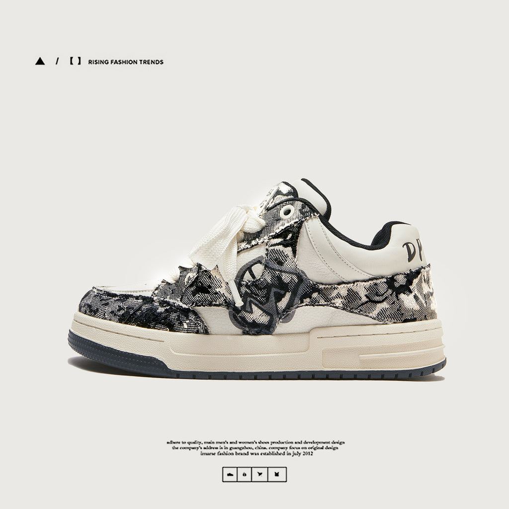 Canvas Sneaker mit beschädigtem Design – Bild 10 | LuxeStyle